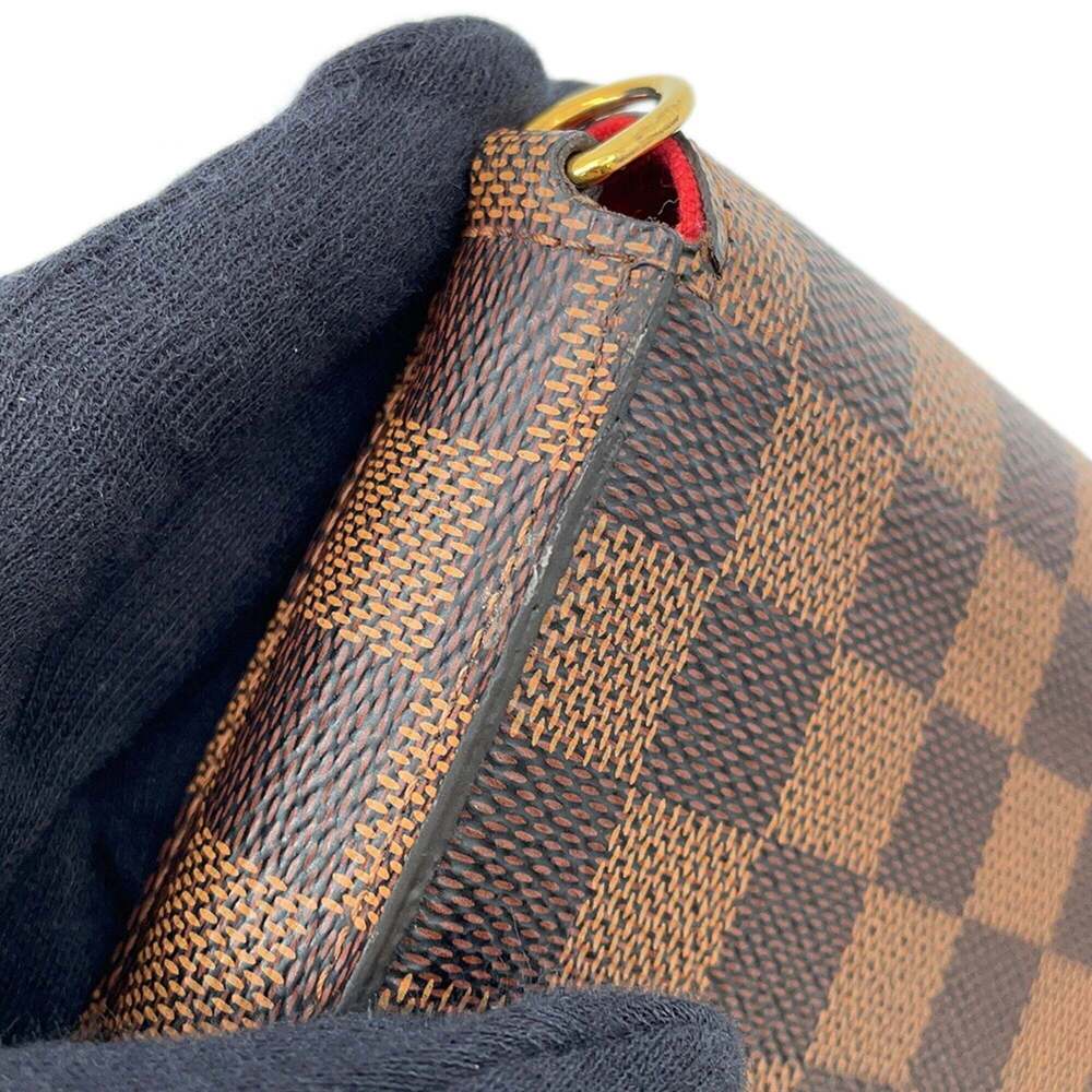 LOUIS VUITTON Red Damier Pochette Mini Bag - Picture 10 of 16